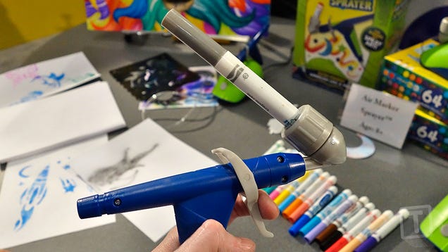 photo of Turn Crayola Markers Into Spray Paint Without all those Nasty Fumes image