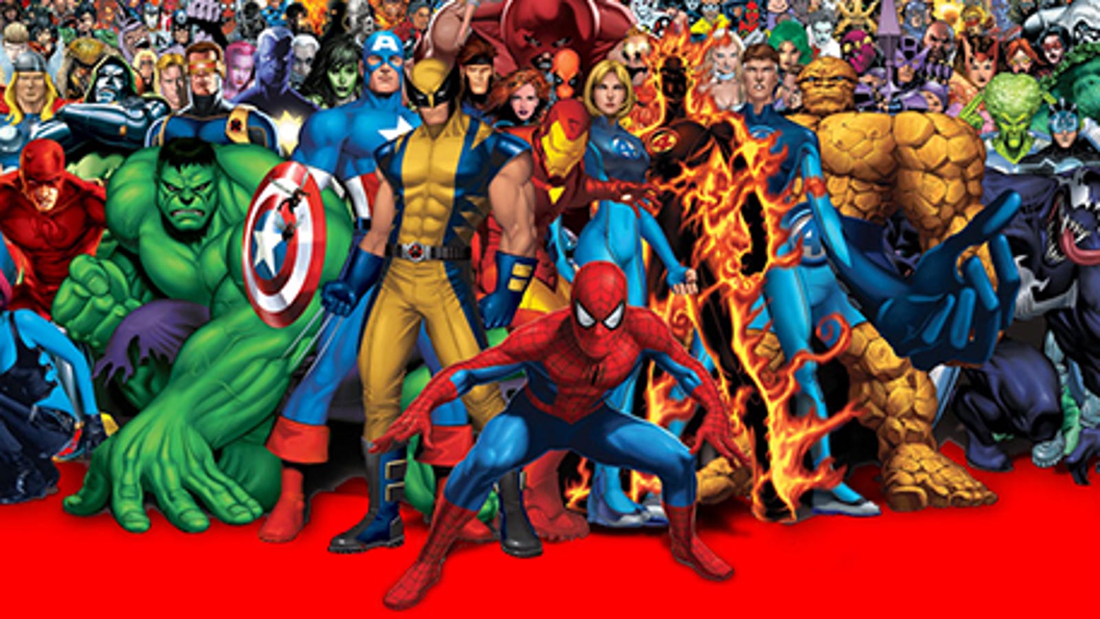 This map shows where the most famous Marvel characters are 