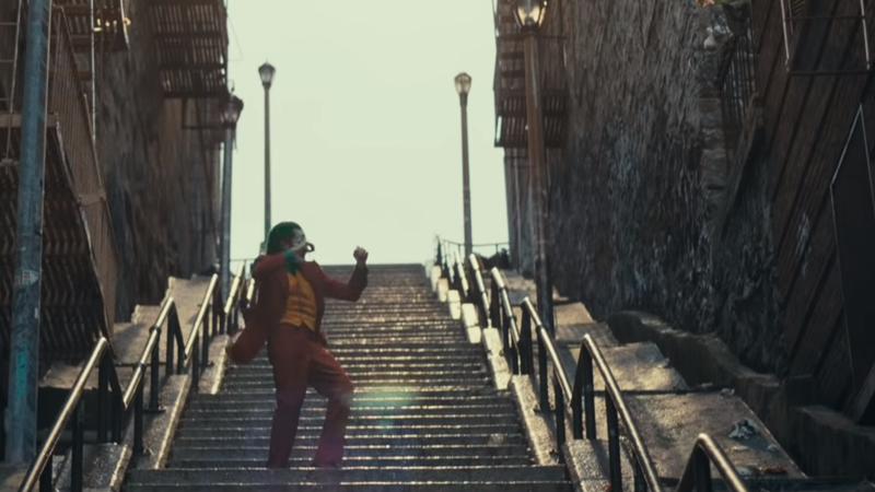 The Joker gets his groove on.