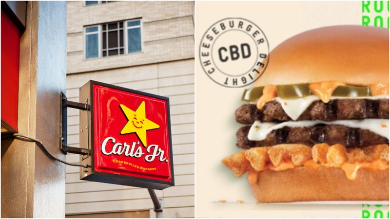 Afbeelding voor artikel met de titel Carl's Jr. om CBD-burger te introduceren op 4/20