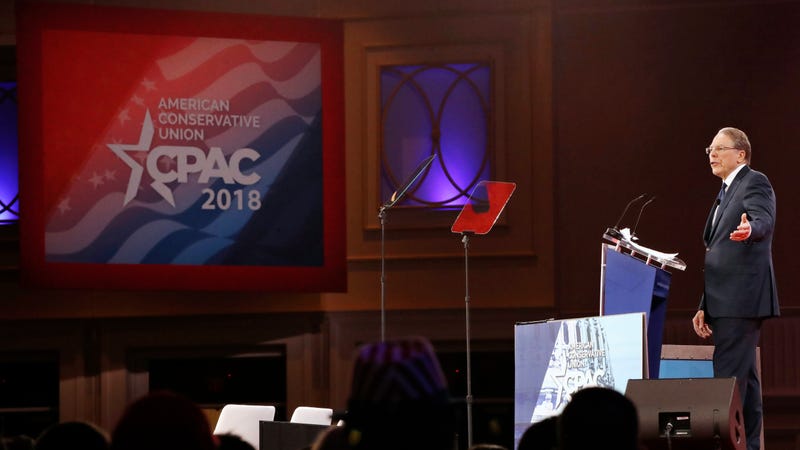 National Rifle Association Executive Vice President and CEO Wayne LaPierre at CPAC in February 2018.