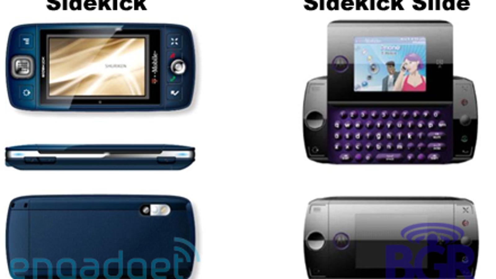 Sidekick 4 and Sidekick Slide? 