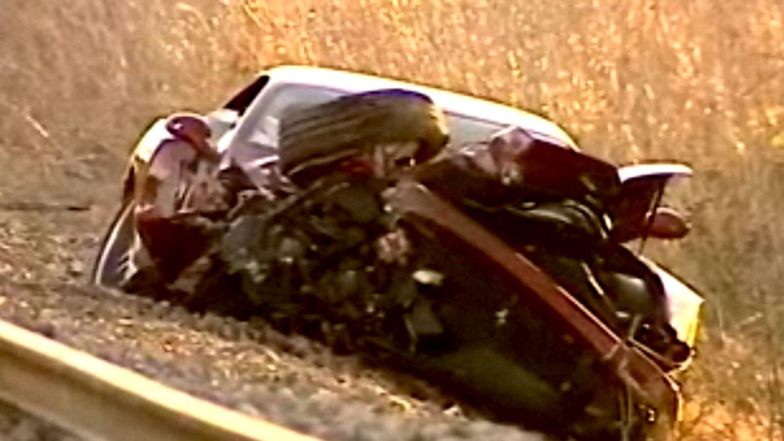 Drunk Driver Parks Ferrari On Tracks Calls 911 Watches