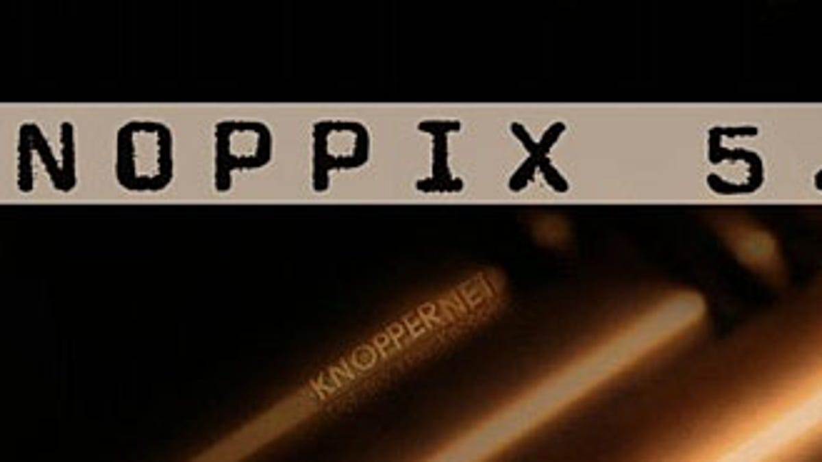 Knoppix linux iso