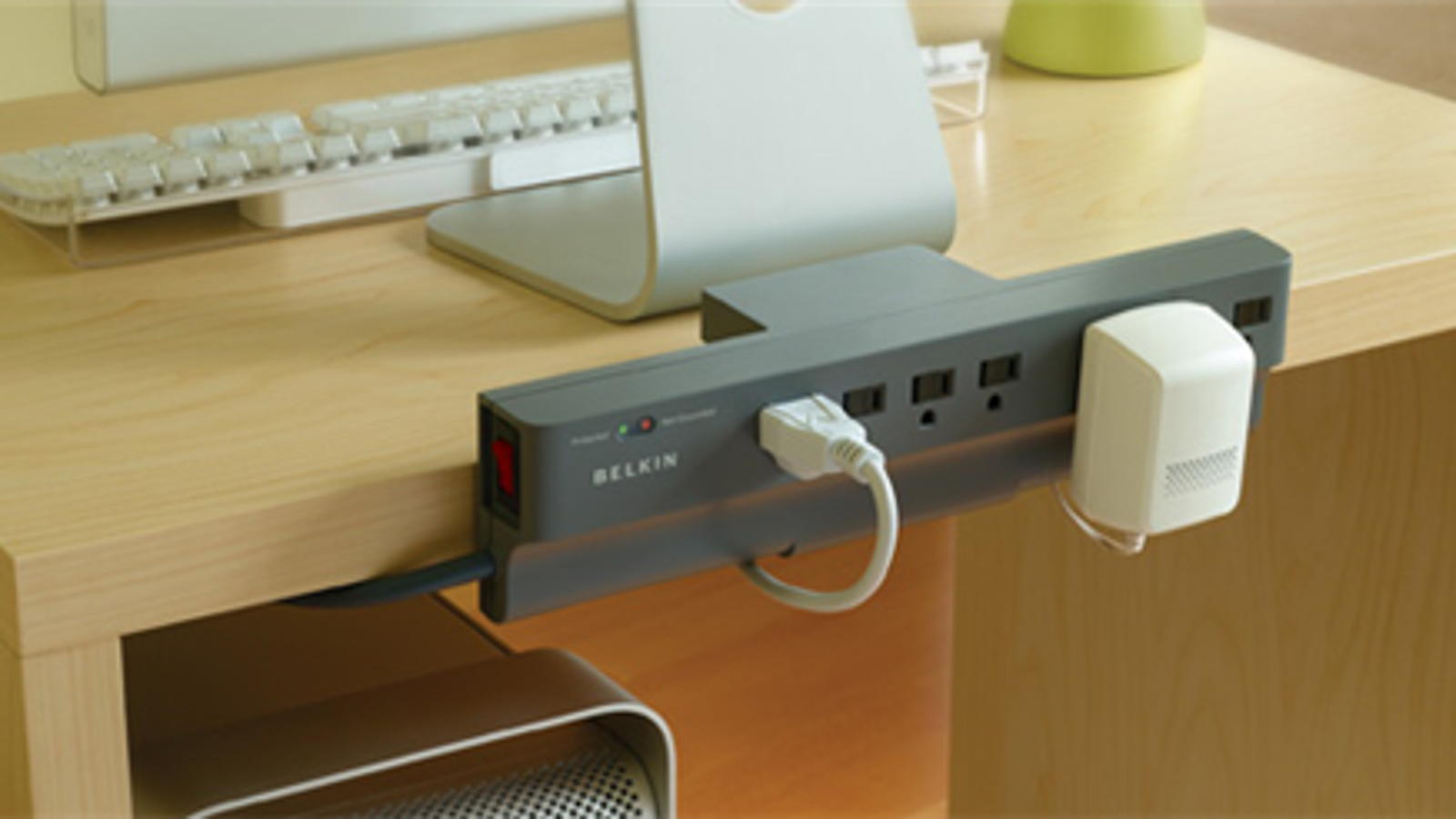 Surge Protector Meet Cord Management