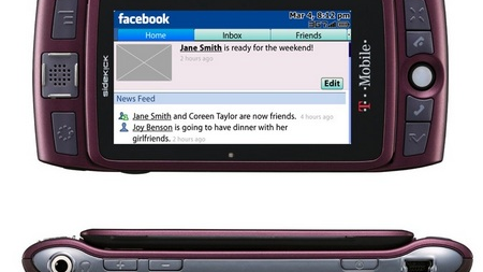prepaid t mobile sidekick