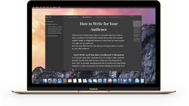 writing app for mac free