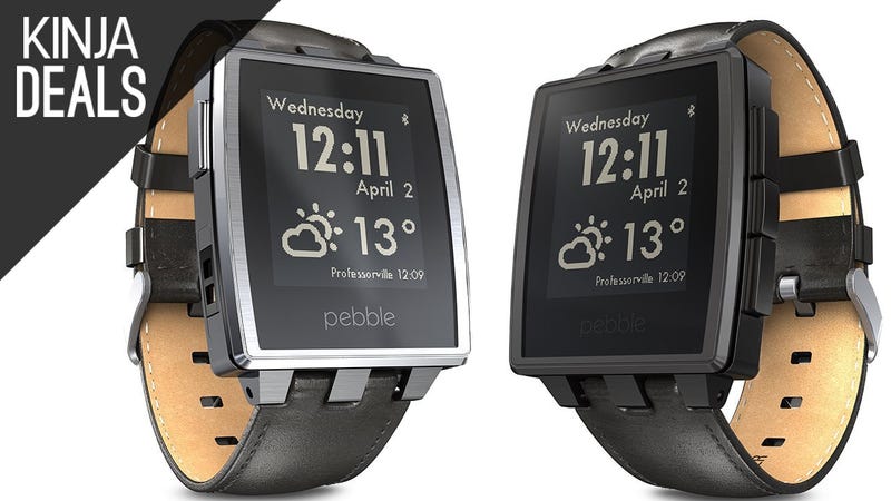 Illustration for article titled Save $30 on the Pebble Steel Smart Watch