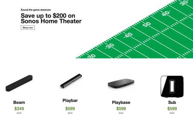 This Could Be Your Last Chance to Save On Sonos Home Theater Gear For Awhile