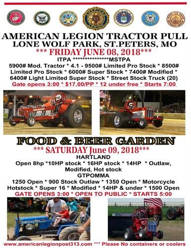Illustration for article titled Taking the kids to  their first tractor pull tonight.Â