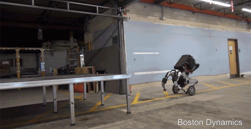 Boston Dynamics Handle Wheeled Robot Official Footage