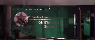 Escambia County Jail booking center in Pensacola, Fla.YouTube