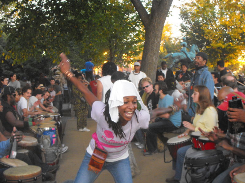 Illustration for article titled Malcolm X Drum Circle