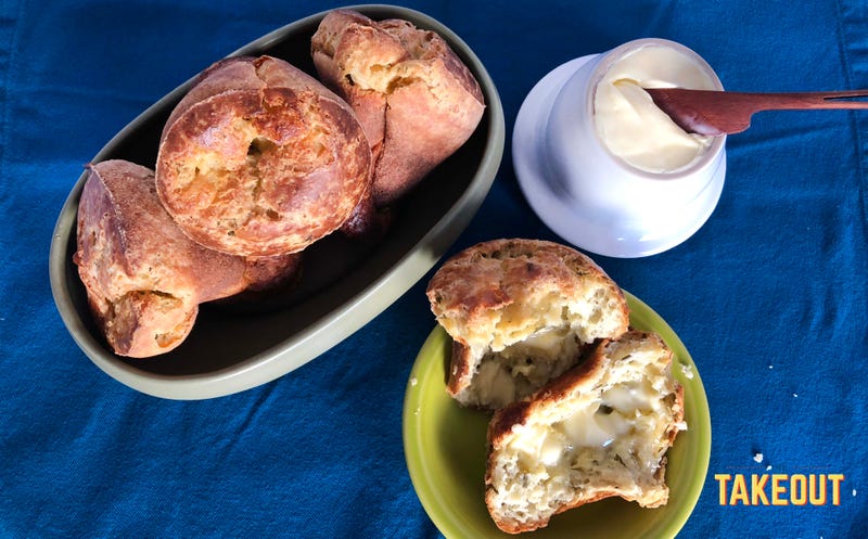 Illustration for article titled Ranch popovers are steakhouse fancy and country scrumptious