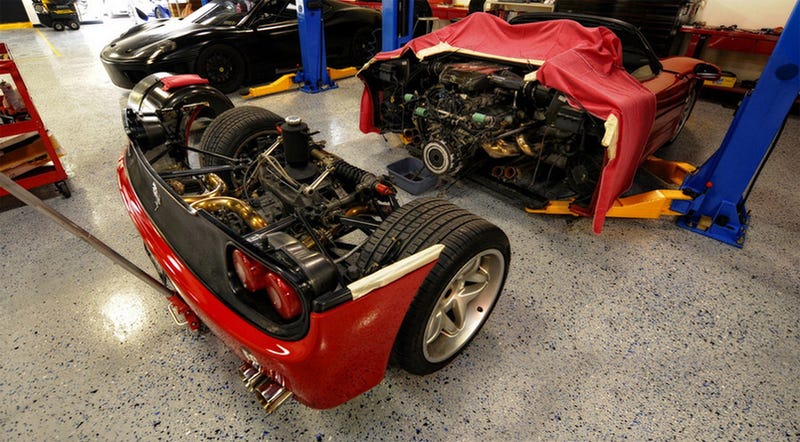 Ferrari F50 Supercar Teardown