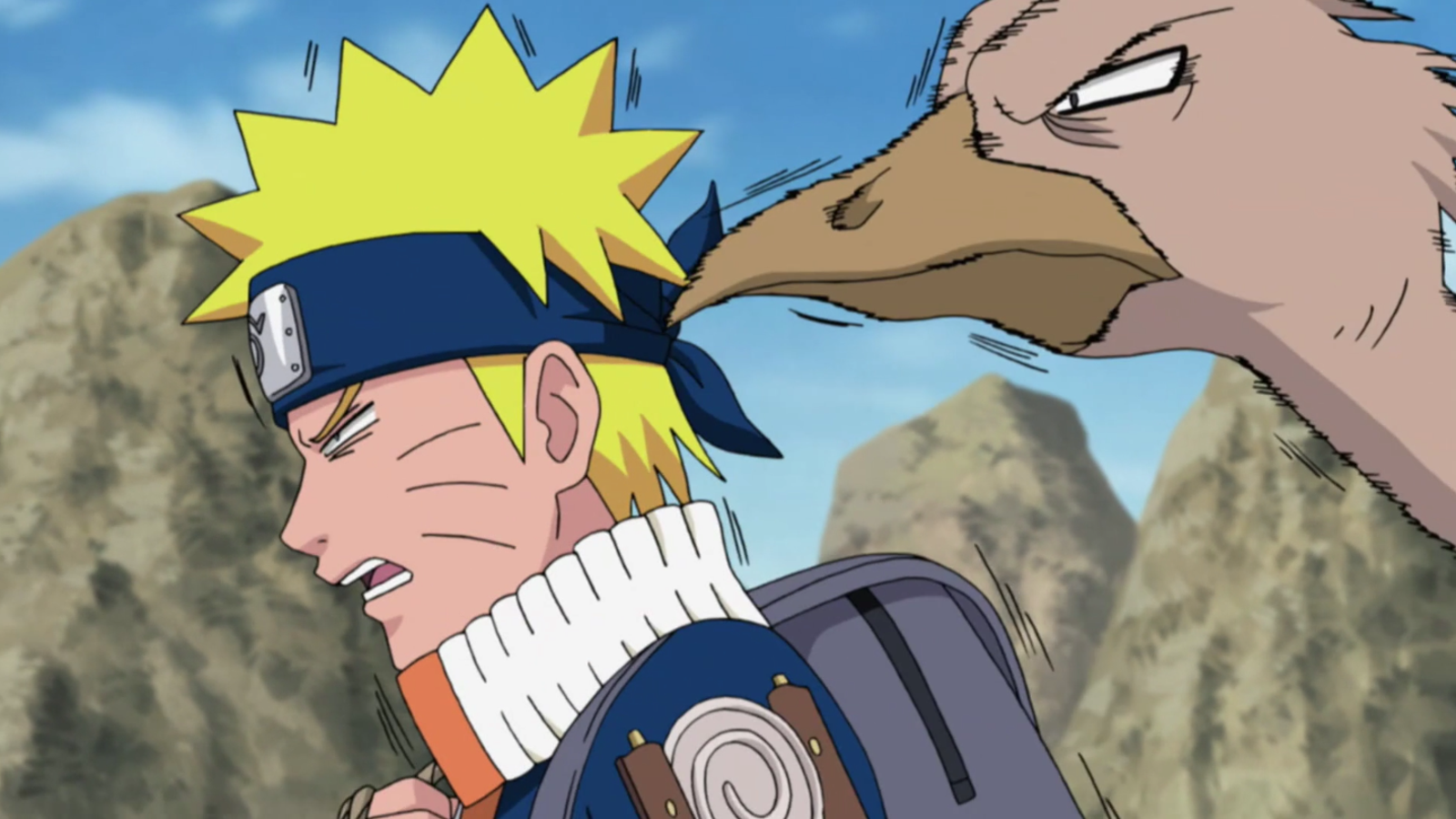 Naruto and Condor the Ninja Ostrich; Or How I Learned to Stop Worrying and Love the Bird