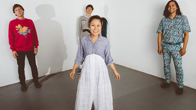 Illustration for article titled Deerhoof returns to cast a jaundiced eye at American hubris