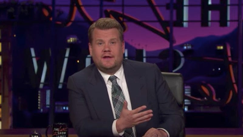 (Screenshot: The Late Late Show with James Corden/YouTube)