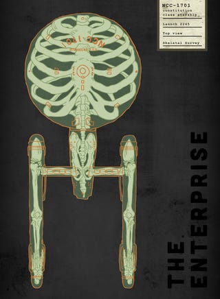 Illustration for article titled What if spaceships had skeletons inside?