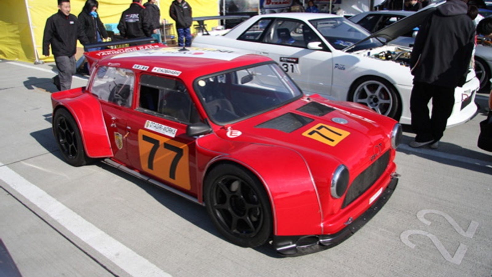 This Japanese Mini Cooper Does Everything Backwards