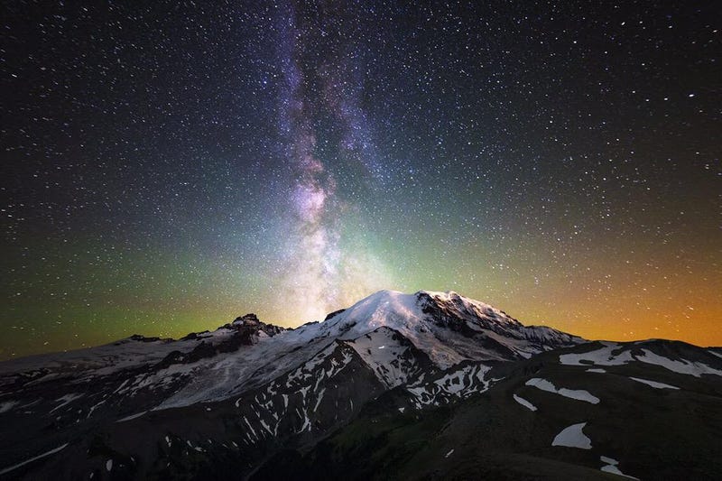 The Milky Way Is Breathtaking At Mount Rainier National Park