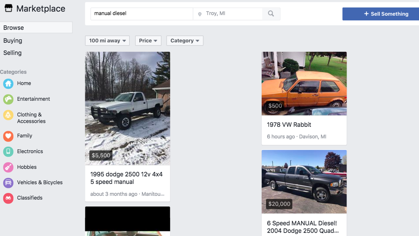 facebook market cars