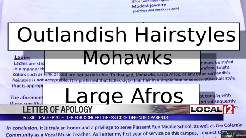 Illustration for article titled Teacher Apologizes After Banning Afros, Other âOutlandish Hairstylesâ From Student Concert
