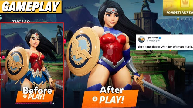One Of MultiVersus' Most Popular Mods Makes Wonder Woman Buffer