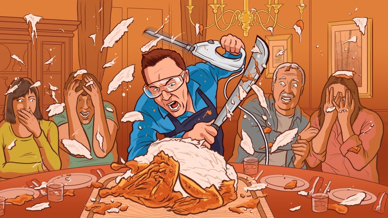 Illustration for article titled How to Be a Meat-Carving Holiday Hero
