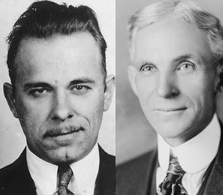 Illustration for article titled The Real History Of John Dillinger And Henry Ford
