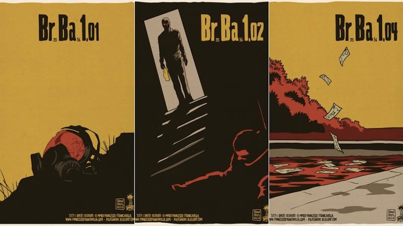 Illustration for article titled Breaking Bad's episodes as stark, minimalist posters