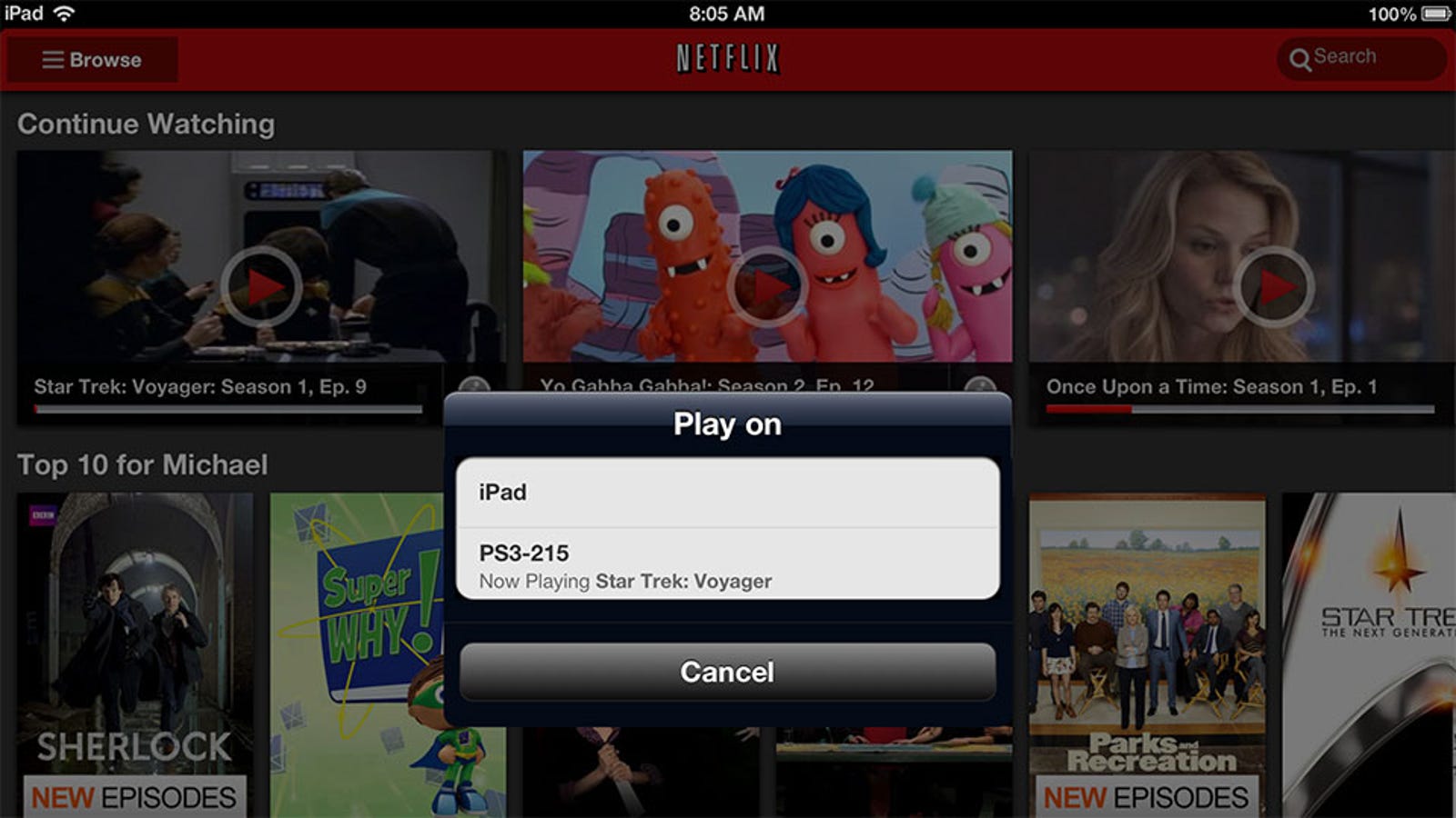 There's a PlayStation 3 Surprise in the New iOS and Android Netflix Apps