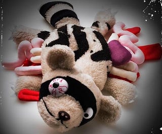 Illustration for article titled Traumatize Your Kids With Road Kill Plush Toys
