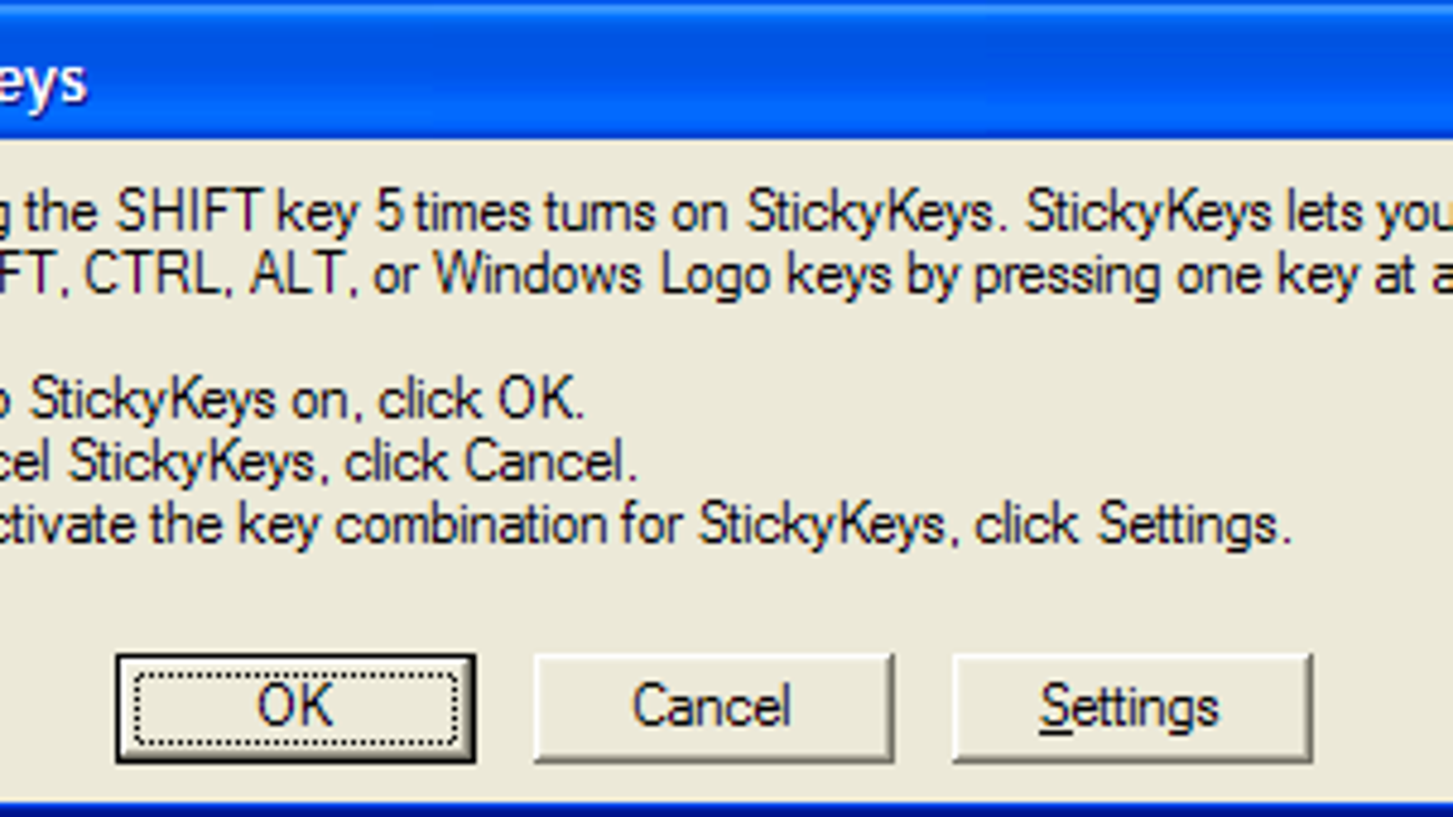 what is a sticky key what is a sticky key