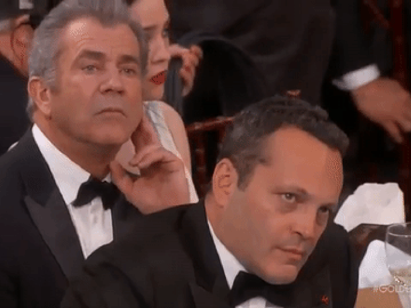 Image result for mel gibson vince vaughn gif