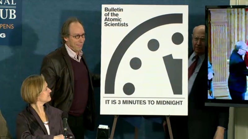 Illustration for article titled Seguimos estando a tres minutos de la destrucción total según el Reloj del Apocalipsis