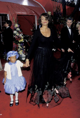 Whitney Houston with Bobbi Kristina Brown in 1999 (Evan Agostini/Getty Images via Lifetime)
