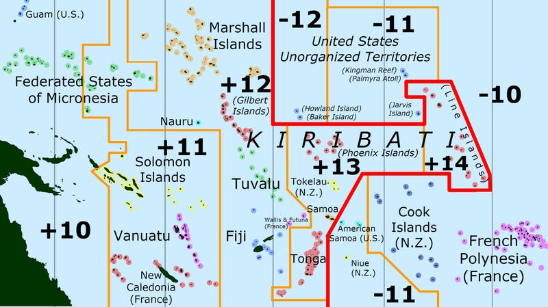 Map showing the region of the south Pacific NOAA explored on its latest round of deep sea dives. Image: NOAA
