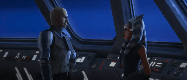 In a New Clone Wars Clip, Rex and Ahsoka Just Jam That Knife Right Into Your Chest