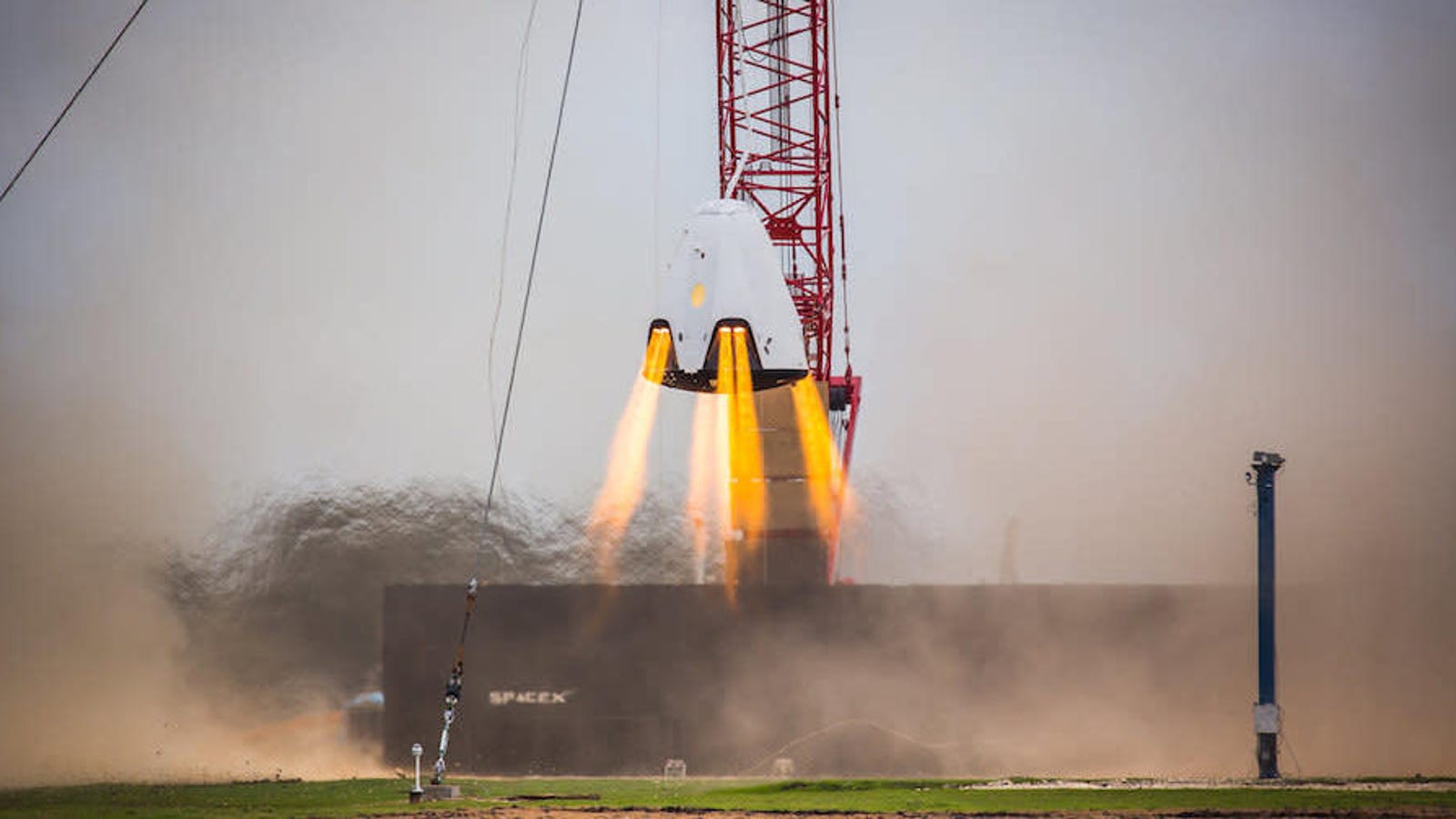 SpaceX Says a Faulty Valve Triggered Crew Dragon Explosion