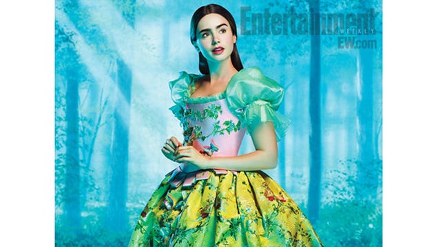 Your First Look At Lily Collins As Snow White