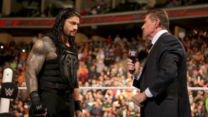 Illustration for article titled WWE and Monday Night Raw go all in on the Roman Empire