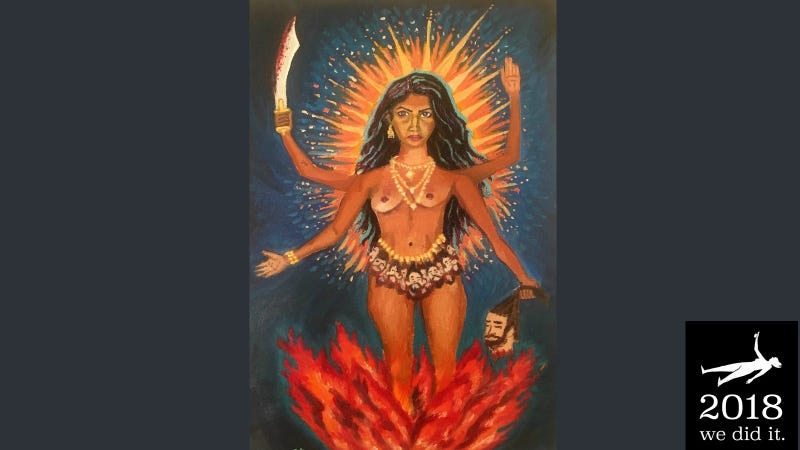Self-portrait as Kali