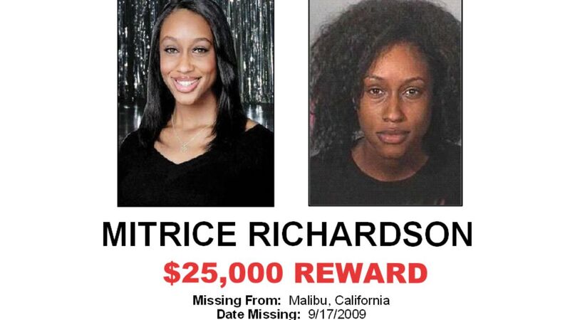 Flyer of Missing Woman Mitrice Richardson.