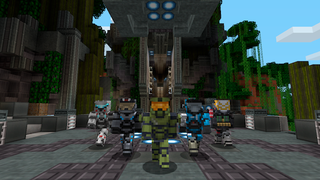 Illustration for article titled Master Chief Looks So Much Cuter In Minecraft