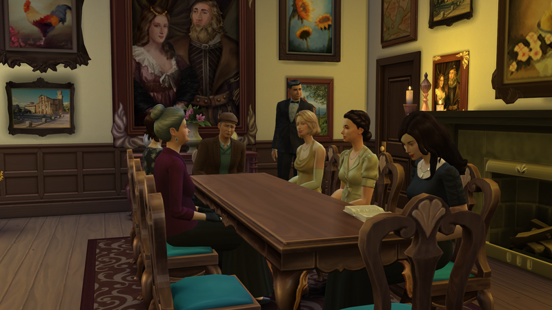 Illustration for article titled Downton Abbey, Made In The Sims 4