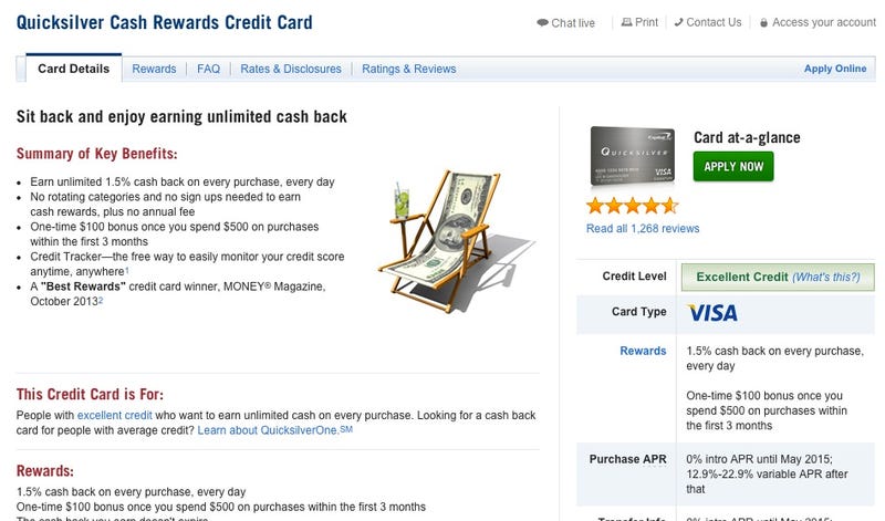Is the Visa card website freely accessible?