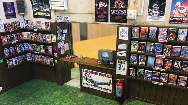 This Tiny Replica Video Store Offers Tiny '90s Nostalgia