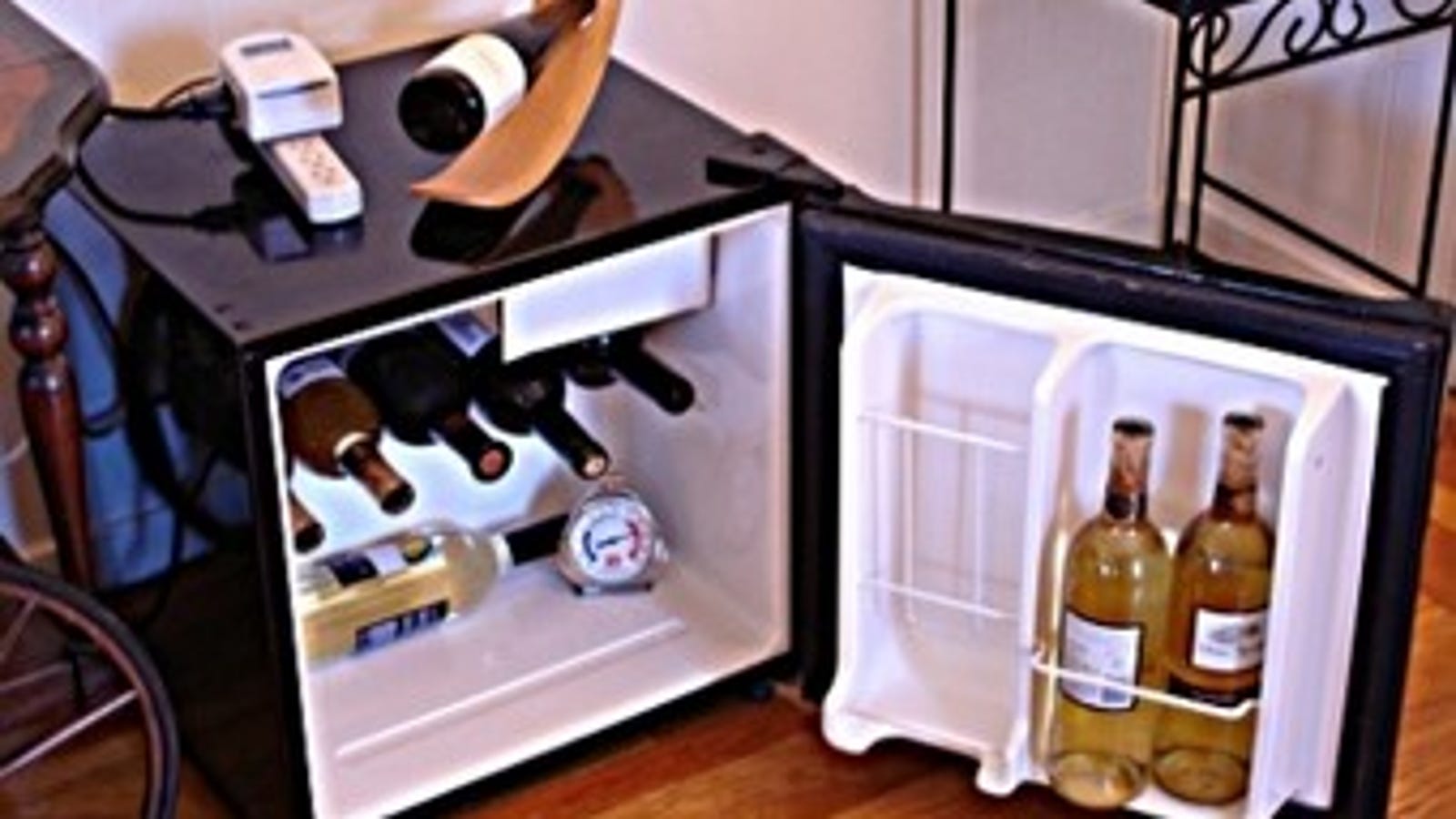 Turn A Mini Fridge Into Wine Storage Unit