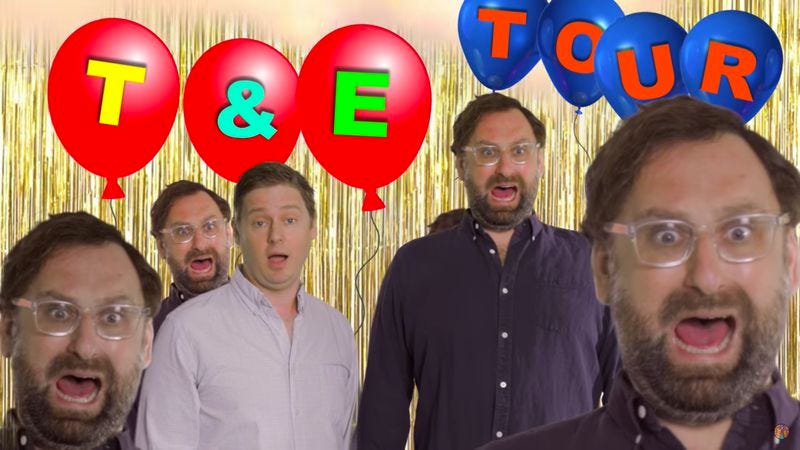 Tim and Eric are hitting the road for Awesome Show’s 10th anniversary